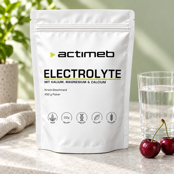 actimeb ELEKTROLYTE | Kirsch-Geschmack | 450 g Pulver