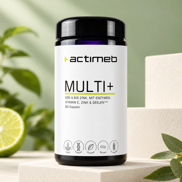 actimeb MULTI+ | Vitamine, Mineralstoffe & Enzyme | 60 Kapseln