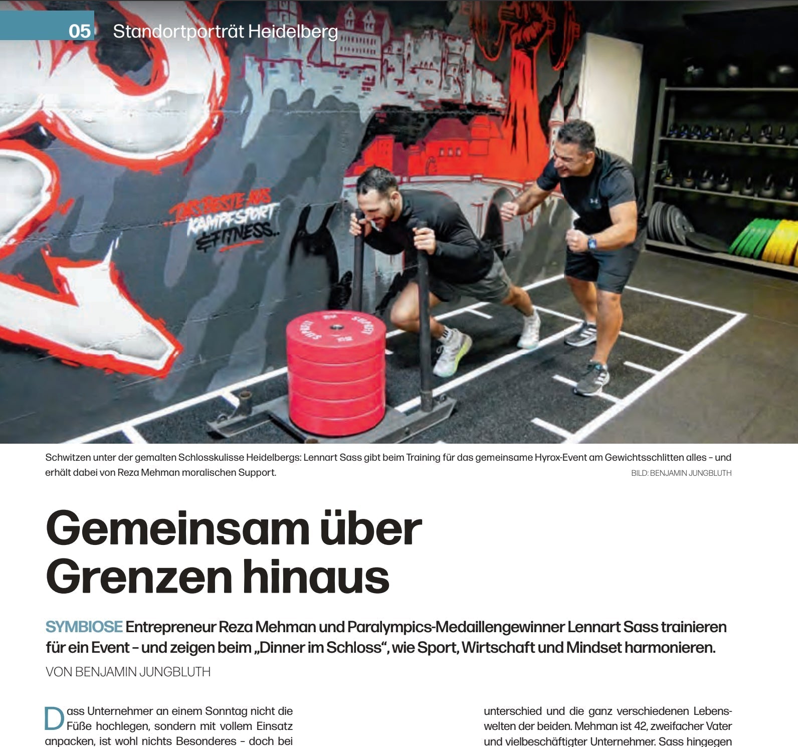 HYROX Double in Köln: Wenn ein blinder Paralympionike und ein Supplement-Unternehmer gemeinsam an den Start gehen