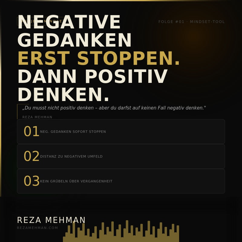 Warum "Denk einfach positiv" der falsche Rat ist